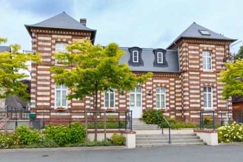 Town hall of Saint-Victor l'Abbaye