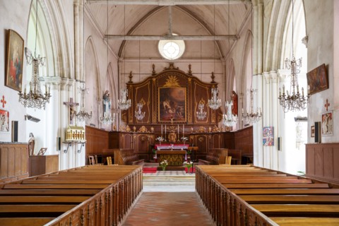 The church of Saint-Victor l'Abbaye