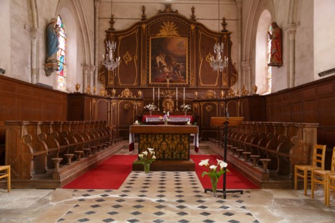 The church of Saint-Victor l'Abbaye