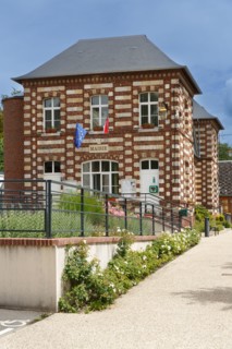 Town hall of Saint-Victor l'Abbaye