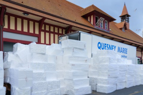 Trouville, fish crates