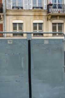 Trouville, panneaux d'affichage vides