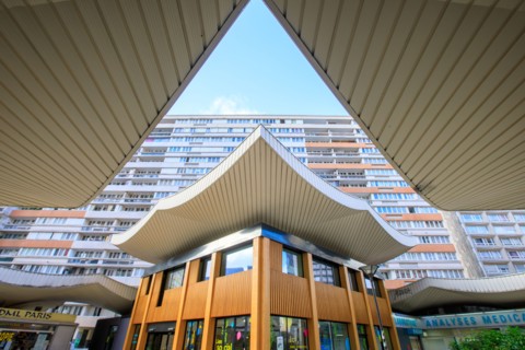 Paris, esplanade of Les Olympiades