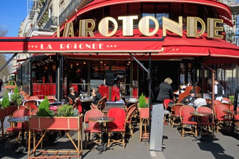 Paris, brasserie "La Rotonde"