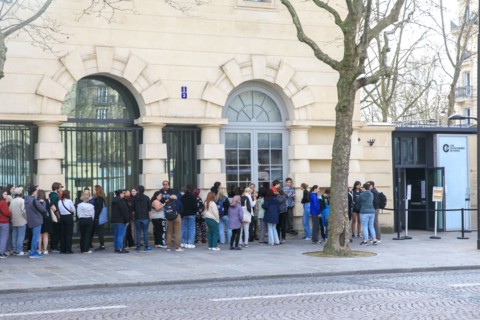 Paris, entrée des catacombes de Paris