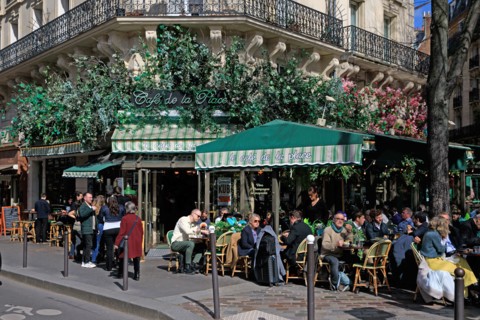 Paris, floral restaurant