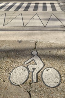Paris, cycle path