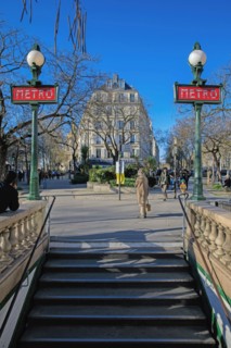 Paris, bouche de métro