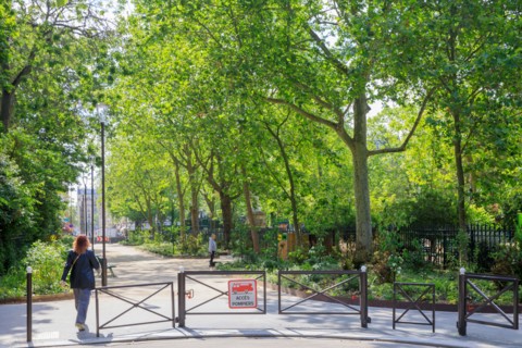 Public park in Paris