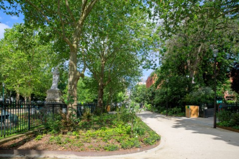 Public park in Paris
