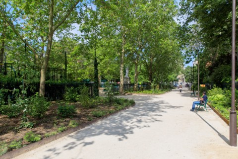 Public park in Paris
