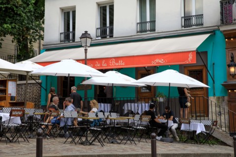 Paris, restaurant Le Relais de la Butte