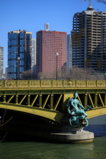 Paris, Pont Mirabeau et quartier Beaugrenelle