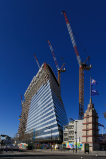 Paris, the Tour Triangle construction site