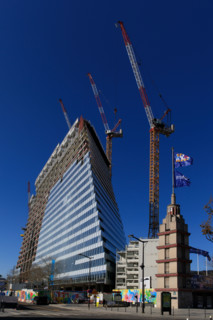 Paris, the Tour Triangle construction site