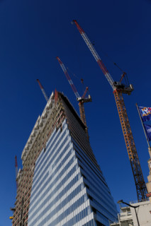 Paris, the Tour Triangle construction site