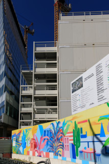 Paris, the Tour Triangle construction site