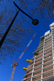 Paris, the Tour Triangle construction site