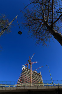 Paris, the Tour Triangle construction site