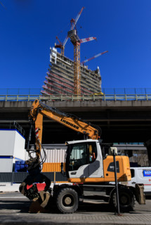 Paris, the Tour Triangle construction site