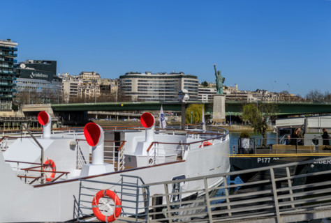 Paris, the Seine river