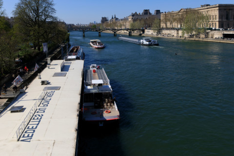 Paris, the Seine river