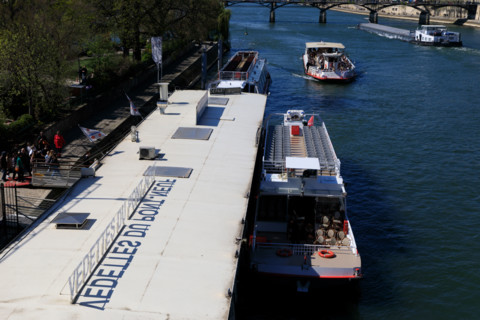 Paris, the Seine river