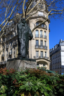 Paris, statue of Balzac