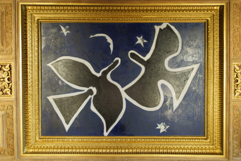 Paris, Musée du Louvre, "Les Oiseaux" de Georges Braque