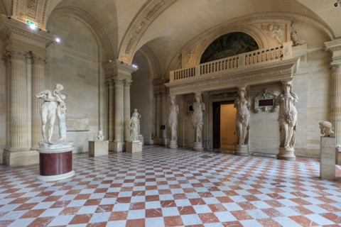Paris, Musée du Louvre, Salle des Cariatides
