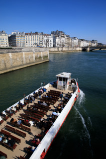 Paris, barge over the Seine