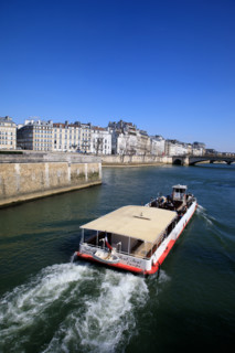Paris, barge over the Seine