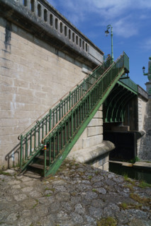 france, région centre, Loiret, Briare, pont canal de Birare, pont-canal portant le canal latéral à