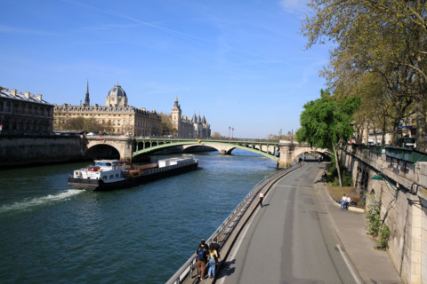 Paris, the quays of the Seine