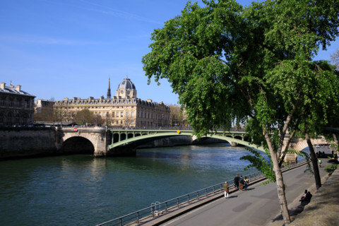 Paris, the quays of the Seine