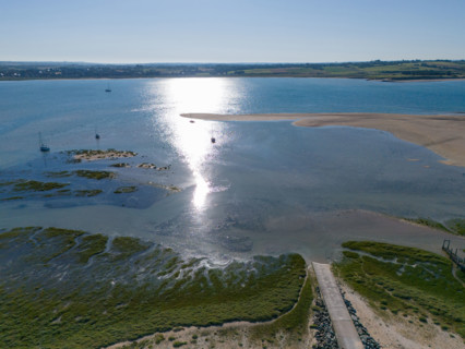 france, region Normandie, Manche, cotentin, Agon coutainville, pointe d'Agon,