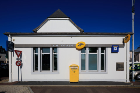 france, region Normandie, Manche, cotentin, Agon coutainville, poste