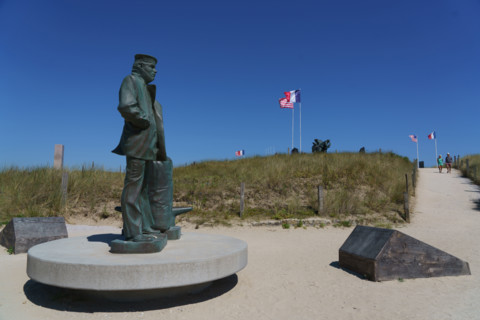 france, region Normandie, Manche, cotentin, plages du debarquement, Sainte-Marie du Mont,  Utah
