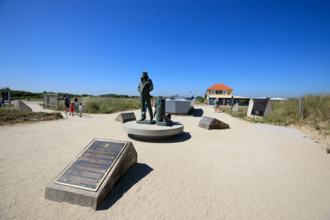 france, region Normandie, Manche, cotentin, plages du debarquement, Sainte-Marie du Mont,  Utah