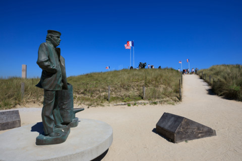 france, region Normandie, Manche, cotentin, plages du debarquement, Sainte-Marie du Mont,  Utah