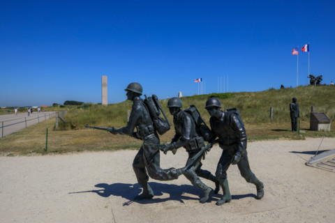 france, region Normandie, Manche, cotentin, plages du debarquement, Sainte-Marie du Mont,  Utah