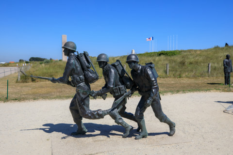 france, region Normandie, Manche, cotentin, plages du debarquement, Sainte-Marie du Mont,  Utah