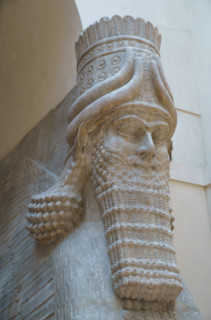 Paris, Musée du Louvre, gardien de porte du palais de Sargon II