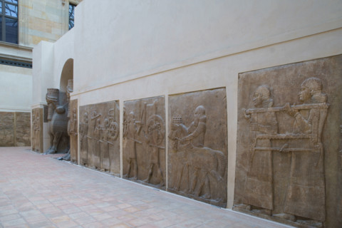 Paris, Musée du Louvre, Orthostates provenant du palais de Sargon II