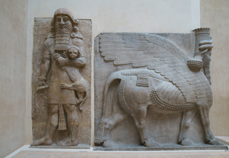Paris, Musée du Louvre, gardien de porte du palais de Sargon II