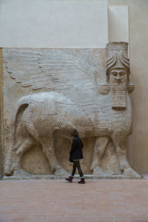 Paris, Musée du Louvre, gardien de porte du palais de Sargon II