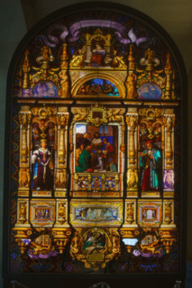 Paris, Musée du Louvre, Vitrail des inventions et découvertes de la Renaissance