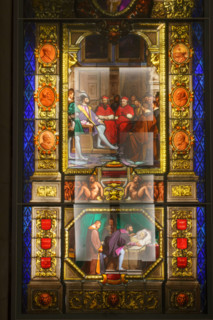 Paris, Musée du Louvre, Vitrail du règne de François 1er