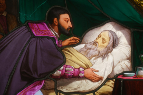 Paris, Musée du Louvre, Léonard de Vinci mourant dans les bras de François 1er