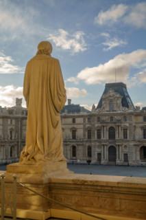 Paris, The Louvre, the Cour Napoléon